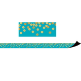 Teacher Created Resources TCR77389 Teal Confetti Magnetic Border