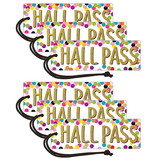 Teacher Created Resources TCR77394-6 Confetti Magnetic Hall Pass (6 EA)