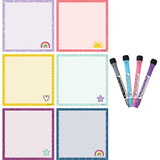Teacher Created Resources TCR77404 Oh Happy Dryerase Mag Square Notes