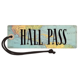 Teacher Created Resources TCR77476 Travel The Map Magnetic Hall Pass