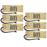 Teacher Created Resources TCR77478-6 Travel The Map Magnetic Boys, Pass (6 EA)