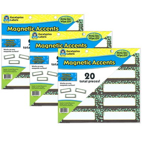 Teacher Created Resources TCR77483-3 Eucalyptus Labels Magnetic, Accents (3 PK)