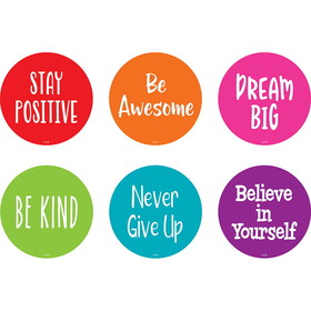 Teacher Created Resources TCR77509 Positive Sayings Floor Markers 4, Spot On