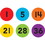 Teacher Created Resources TCR77512 Numbers 1-36 Floor Markers, Price/Pack
