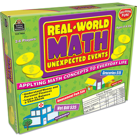 Teacher Created Resources TCR7804 Real World Math Unexpected Events Game