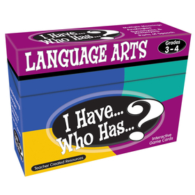 Teacher Created Resources TCR7816 I Have Who Has Language Arts Games Gr 3-4