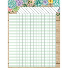 Teacher Created Resources TCR7972 Rustic Bloom Incentive Chart