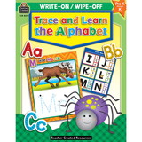 Teacher Created Resources TCR8218 Trace And Learn The Alphbt Write-On, Wipe-Off