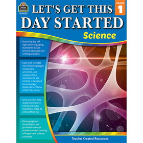 Teacher Created Resources TCR8261 Lets Get Day Started Science Gr1