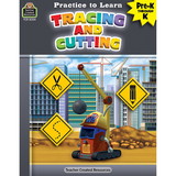 Teacher Created Resources TCR8304 Pract To Learn Cutting And Tracing