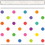 Teacher Created Resources TCR8325 Colorful Dots Straight Border Trim, Price/Pack