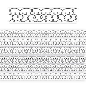 Teacher Created Resources TCR8340-6 Squiggles And Dots Die-Cut, Border (6 PK)