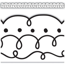 Teacher Created Resources TCR8340 Squiggles And Dots Die-Cut Border