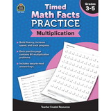 Teacher Created Resources TCR8402 Timed Math Facts Multiplication