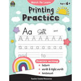 Teacher Created Resources TCR8404 Watch Me Learn Printing Practice