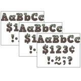 Teacher Created Resources TCR8450-3 Eucalyptus 4In Bold Block, Letters Combo Pack (3 PK)