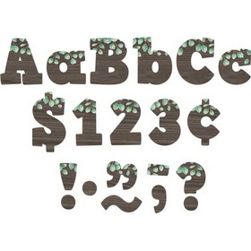 Teacher Created Resources TCR8450 Eucalyptus 4In Bold Block Letters, Combo Pack