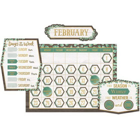 Teacher Created Resources TCR8452 Eucalyptus Calendar Bulletin Board