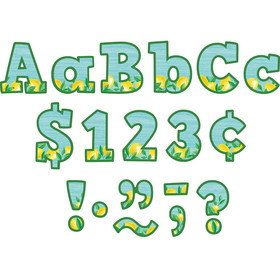 Teacher Created Resources TCR8497 Lemon Zest Bold Block 4In Letters, Combo Pack