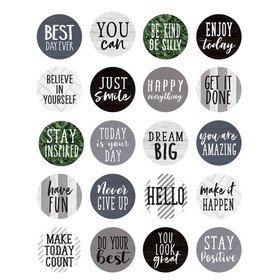 Teacher Created Resources TCR8522 Words To Inspire Planner Stickers, Modern Farmhouse