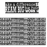 Teacher Created Resources TCR8534-6 Positive Sayings Straight, Border Modern Farmhouse (6 PK)