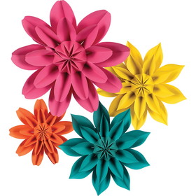 Teacher Created Resources TCR8545 Beautiful Brights Paper Flowers