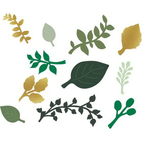 Teacher Created Resources TCR8557 Green And Gold Paper Leaves