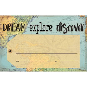Teacher Created Resources TCR8570-6 Dream Explore Discover, Awards Travel The Map (6 PK)