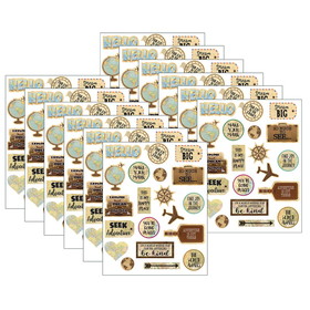 Teacher Created Resources TCR8573-12 Travel The Map Stickers (12 PK)