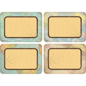 Teacher Created Resources TCR8574-6 Travel The Map Name Tags/, Labels Multi Pack (6 PK)
