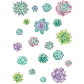 Teacher Created Resources TCR8590 Rustic Bloom Succulents Accnts Asst, Sizes