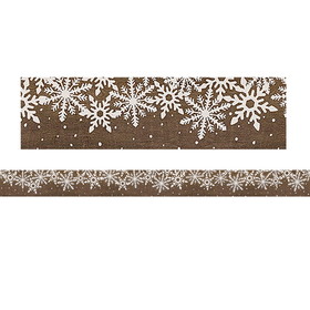 Teacher Created Resources TCR8723 Winter Straight Border Trim, Home Sweet Classroom
