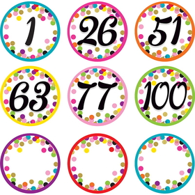 Teacher Created Resources TCR8752 Colorful Vibes Number Cards