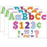 Teacher Created Resources TCR8777-3 Colorful Vibes 4 Bold Block, Letters (3 PK)