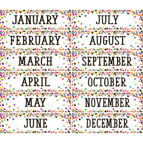Teacher Created Resources TCR8803 Confetti Monthly Headliners