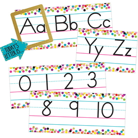 Teacher Created Resources TCR8804 Confetti Alphabet Line Bulletin Brd