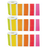 Teacher Created Resources TCR8916-3 Colorful Stripes Rolled, Border (3 PK)