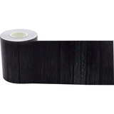 Teacher Created Resources TCR8919 Black Wood Straight Rolled Border