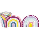 Teacher Created Resources TCR8928 Oh Happy Day Rainbows Rolled Border