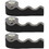 Teacher Created Resources TCR8944-3 Black Gray Scalloped Rolled, Border (3 PK)