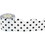 Teacher Created Resources TCR8946 Blck Polka Dots On White Rolld Trim, Price/Pack