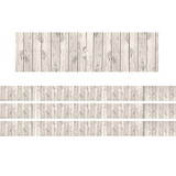 Teacher Created Resources TCR8949-3 White Wood Straight Rolled, Border (3 PK)