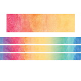 Teacher Created Resources TCR8953-3 Watercolor Straight Rolled, Border (3 PK)