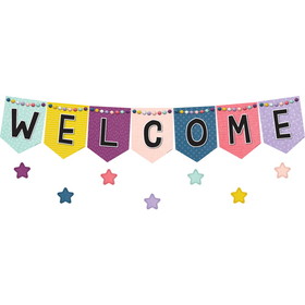 Teacher Created Resources TCR9022 Oh Happy Day Pennants Welcome Bb St