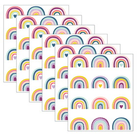 Teacher Created Resources TCR9040-6 Oh Happy Day Rainbows Mini, Accents (6 PK)