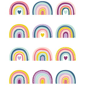 Teacher Created Resources TCR9040 Oh Happy Day Rainbows Mini Accents