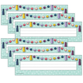 Teacher Created Resources TCR9058-6 Oh Happy Day Flat Name, Plates (6 PK)