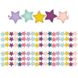 Teacher Created Resources TCR9089-6 Oh Hppy Day Stars Die-Cut, Brdr Trim (6 PK)