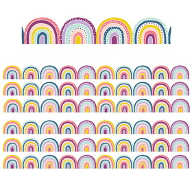 Teacher Created Resources TCR9092-6 Oh Happy Day Rainbows Die, Cut Bordr (6 PK)