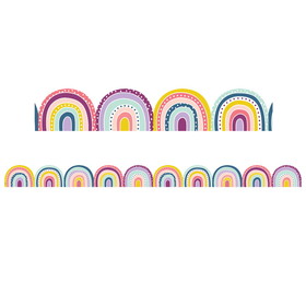 Teacher Created Resources TCR9092 Oh Happy Day Rainbows Die-Cut Bordr